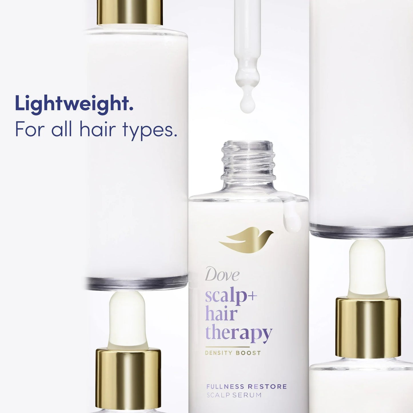 Dove Scalp + Hair Therapy Density Boost Fullness Restore Scalp Serum, 2 oz