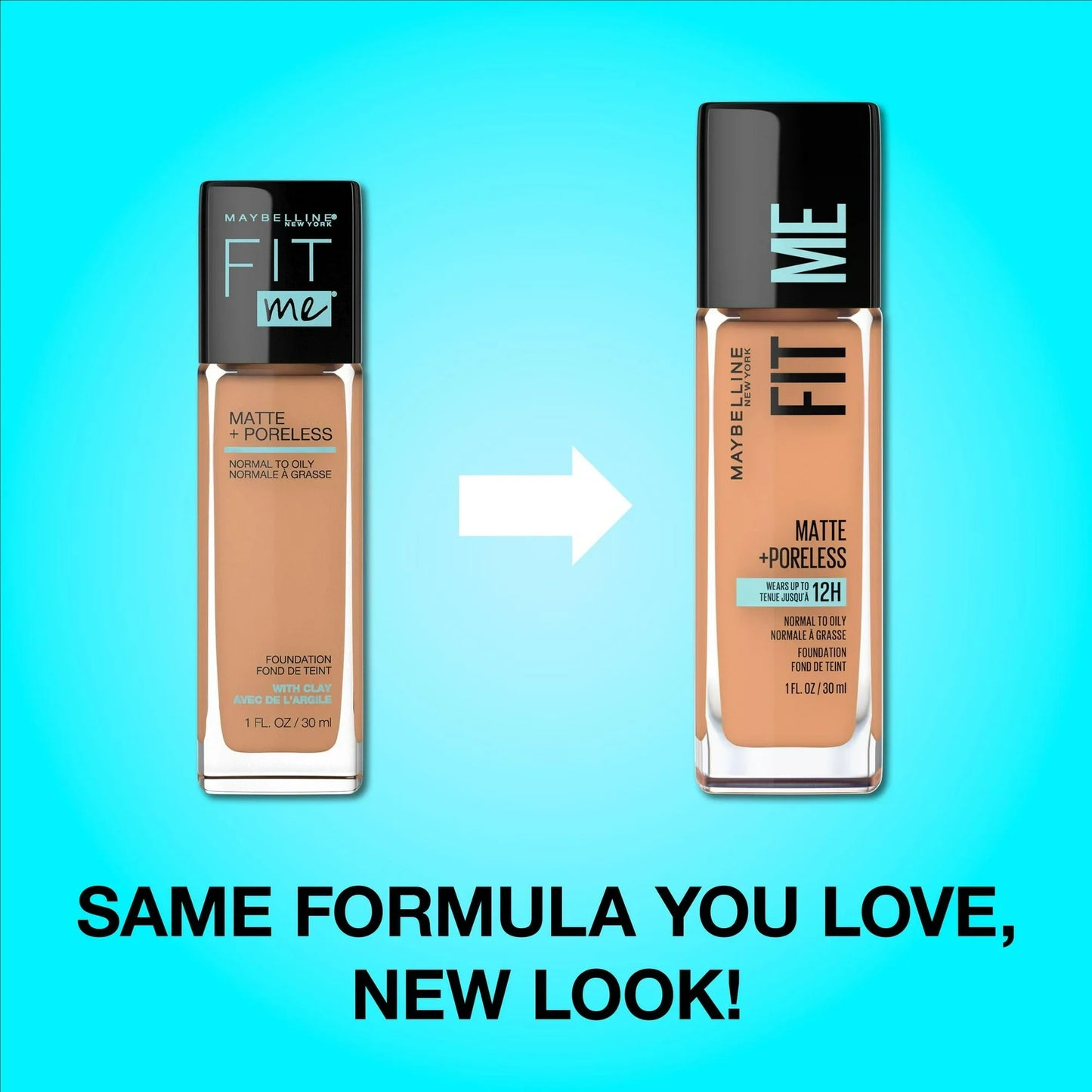 Maybelline Fit Me Matte + Poreless Liquid Foundation Makeup