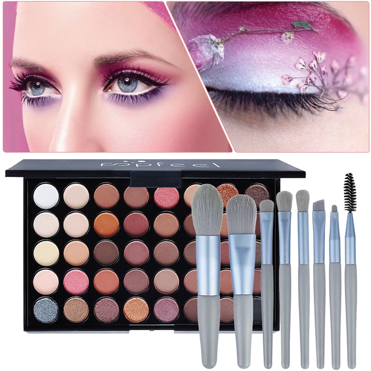 YOLAIRD Fall&Winter 78 Colors Foldable Retractable Makeup